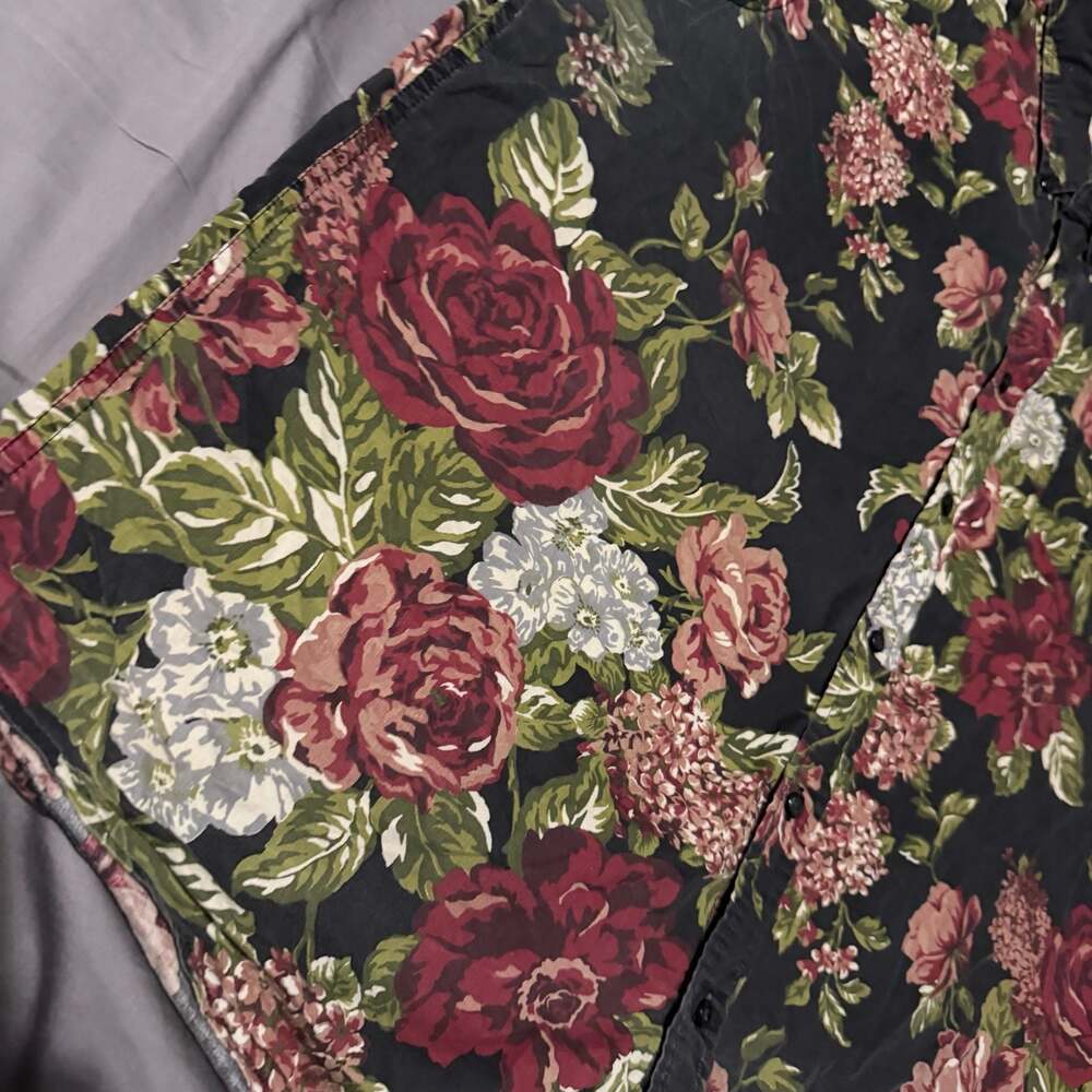 Denim & Supply Ralph Lauren Floral Short Sleeve Button Down Shirt XXL - Picture 3 of 9